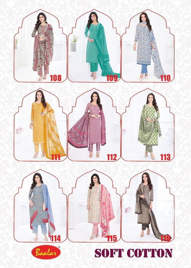 Baalar Soft Cotton 1 Printed Cotton Dress Material Catalog
